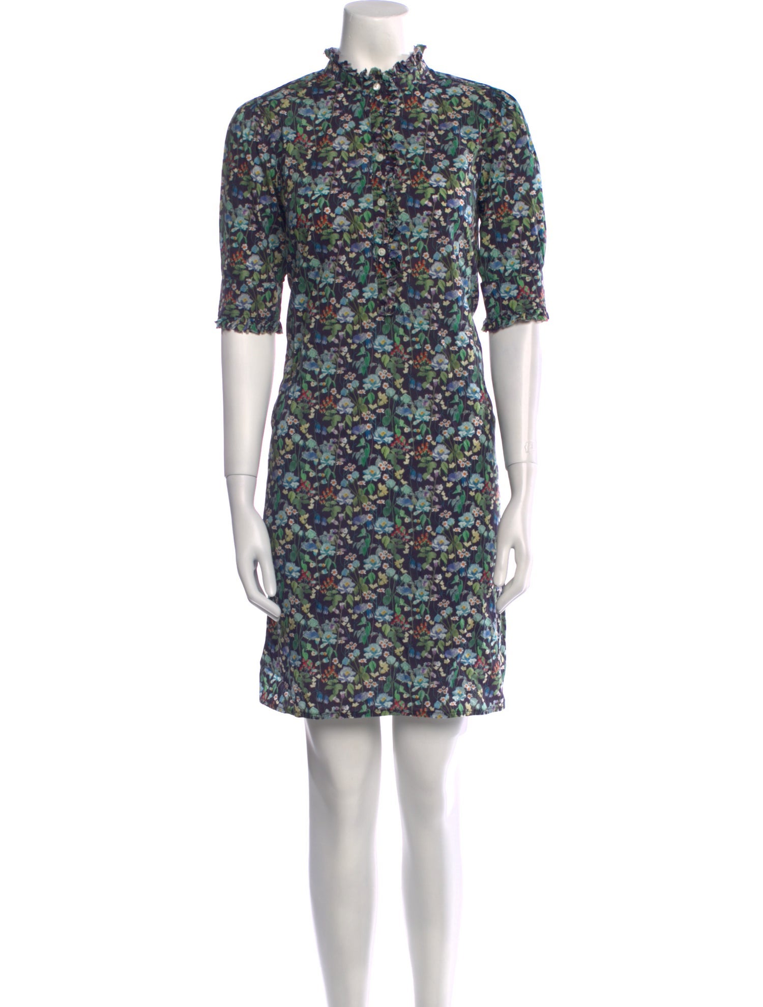 Ann Mashburn Floral Print Mini Dress