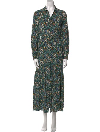 Ann Mashburn Silk Long Dress