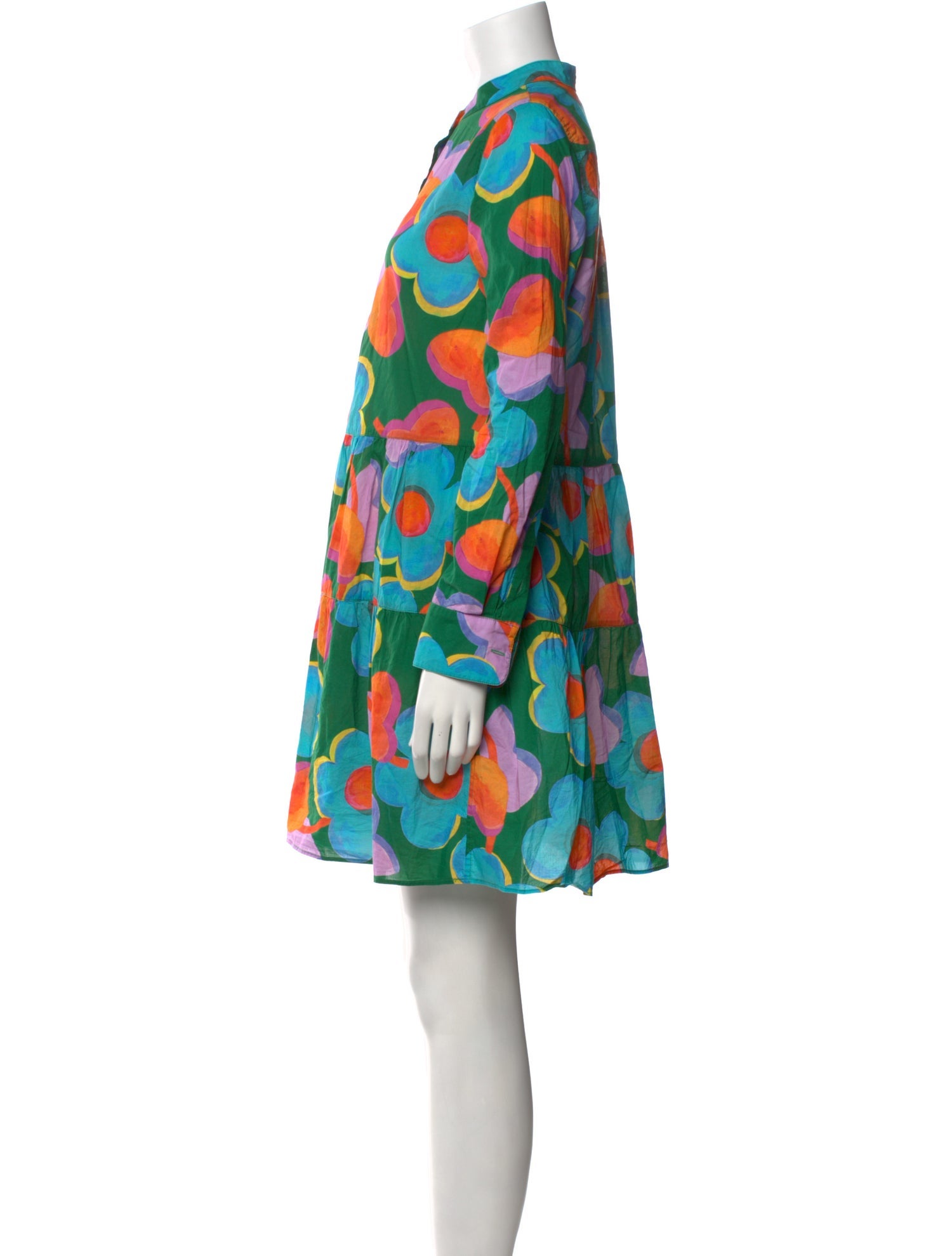 Ann Mashburn Floral Print Mini Dress