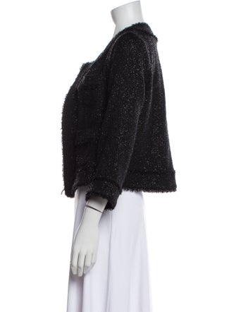 Ann Mashburn Wool Tweed Pattern Evening Jacket