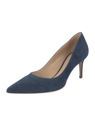 Ann Mashburn Suede Pumps