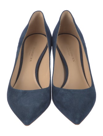 Ann Mashburn Suede Pumps