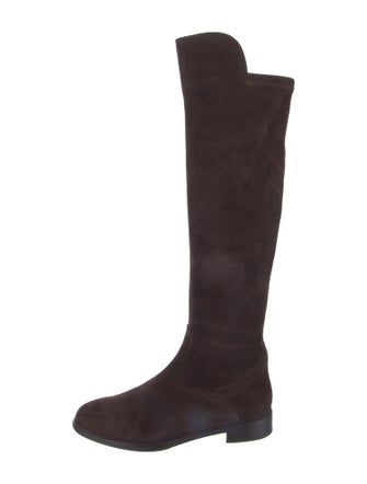 Ann Mashburn Suede Riding Boots