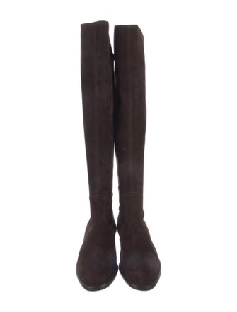 Ann Mashburn Suede Riding Boots