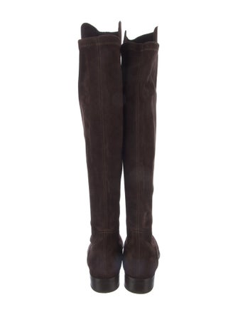 Ann Mashburn Suede Riding Boots