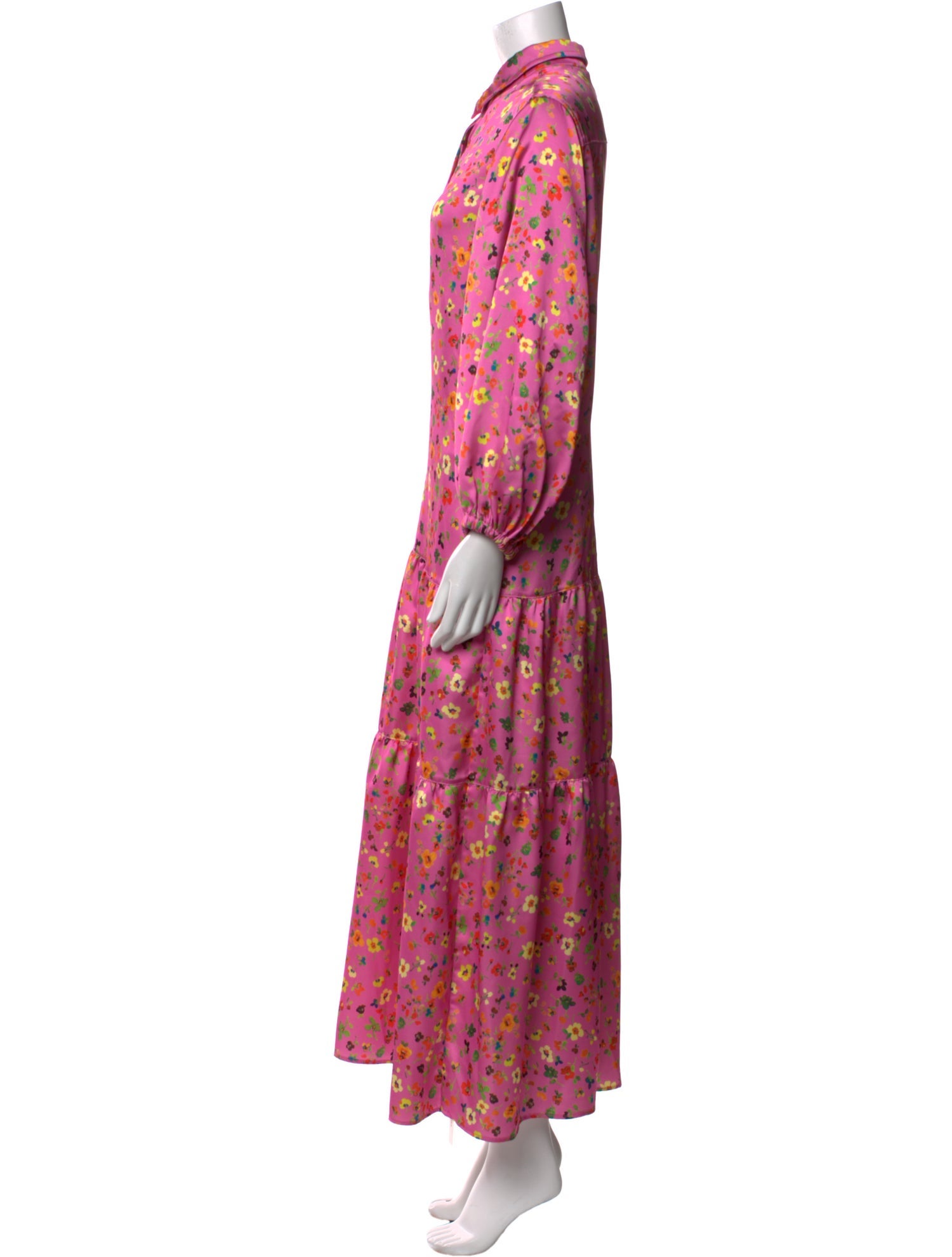 Ann Mashburn Floral Print Long Dress