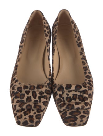 Ann Mashburn Ponyhair Animal Print Flats
