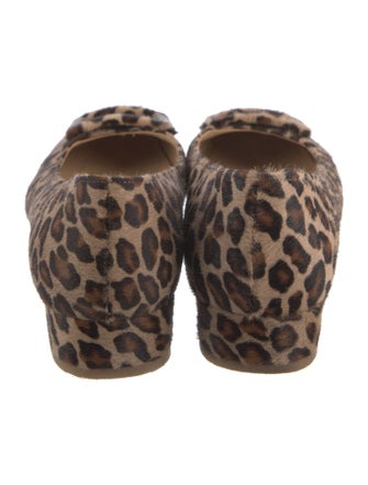 Ann Mashburn Ponyhair Animal Print Flats