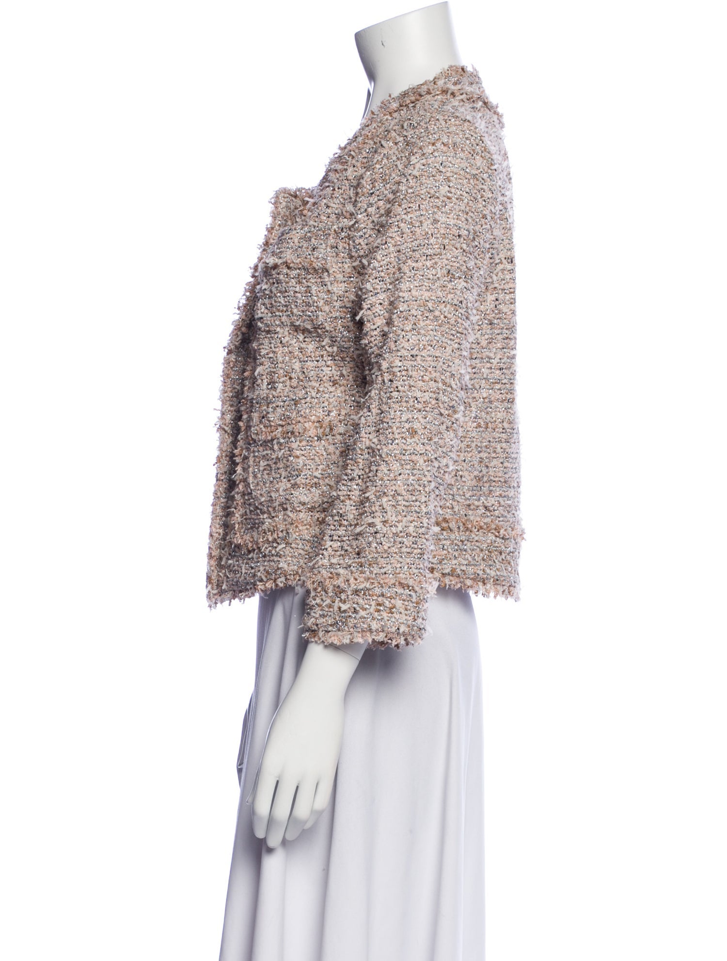 Ann Mashburn Tweed Pattern Evening Jacket