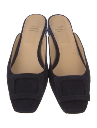 Ann Mashburn Suede Mules