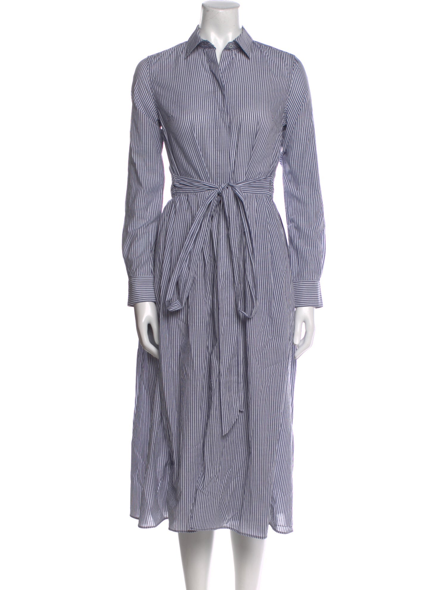 Ann Mashburn Striped Midi Length Dress