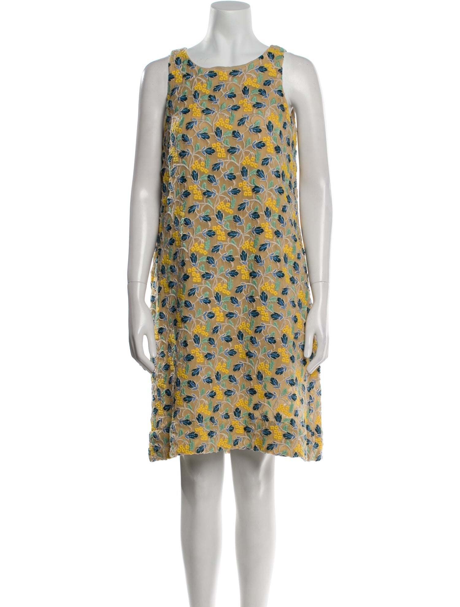 Ann Mashburn Printed Knee-Length Dress