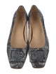 Ann Mashburn Leather Animal Print Flats
