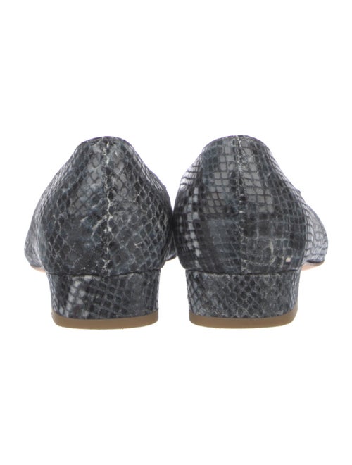 Ann Mashburn Leather Animal Print Flats