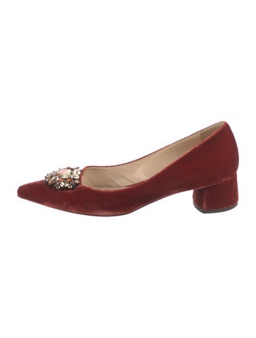 Ann Mashburn Pumps Velvet 6.5