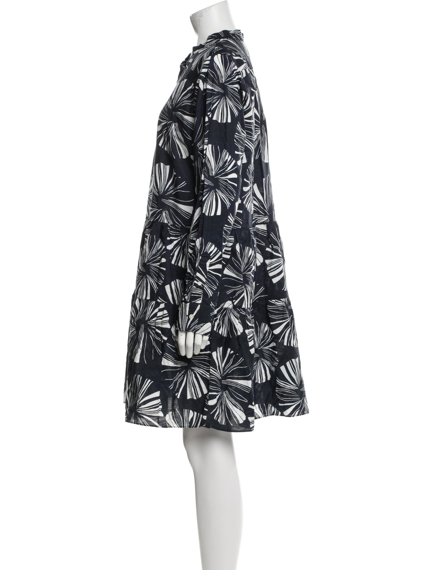 Ann Mashburn Linen Knee-Length Dress