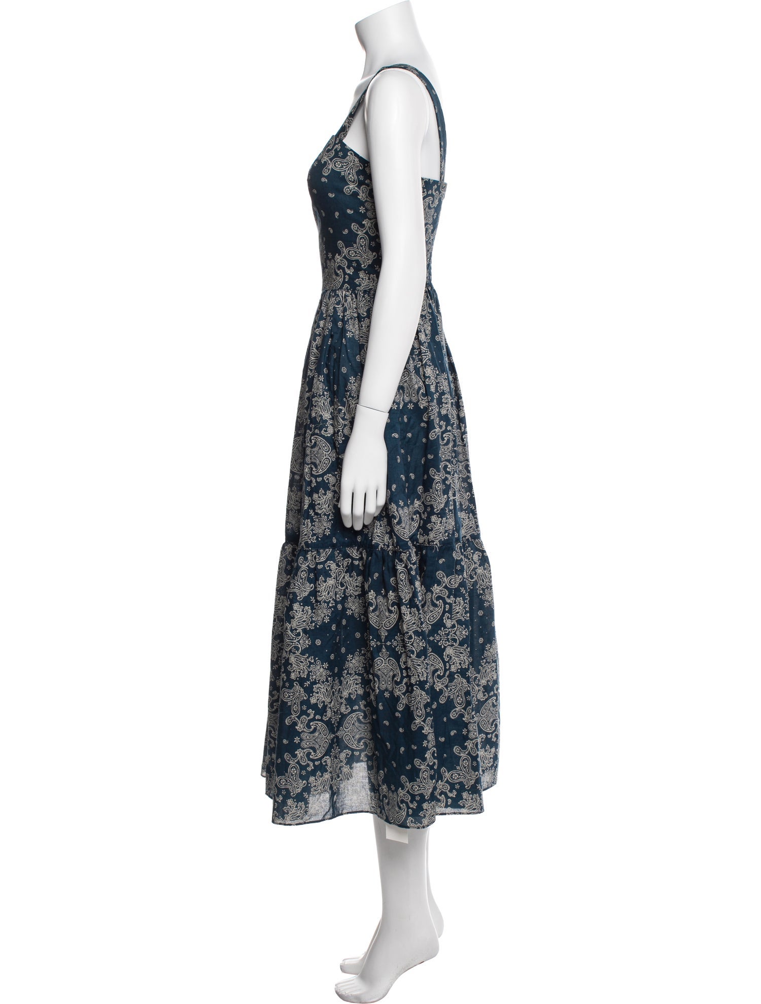 Ann Mashburn Floral Print Long Dress