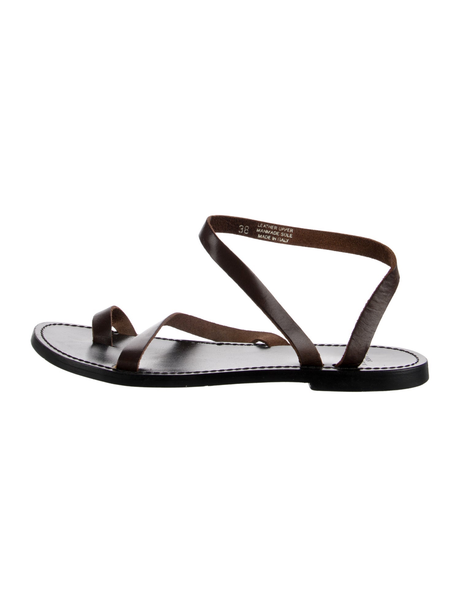 Ann Mashburn Leather Slingback Sandals