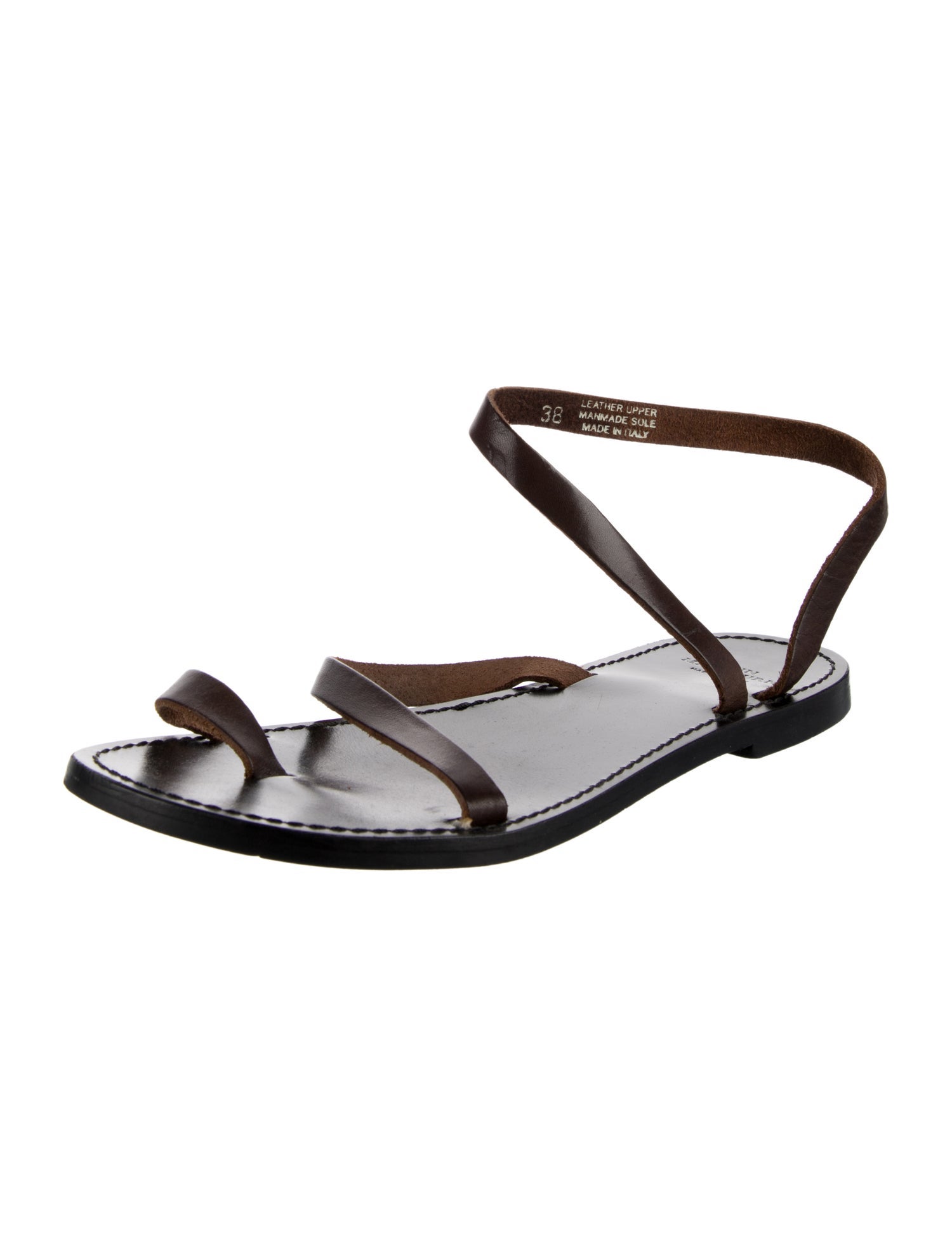 Ann Mashburn Leather Slingback Sandals