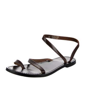 Ann Mashburn Leather Slingback Sandals