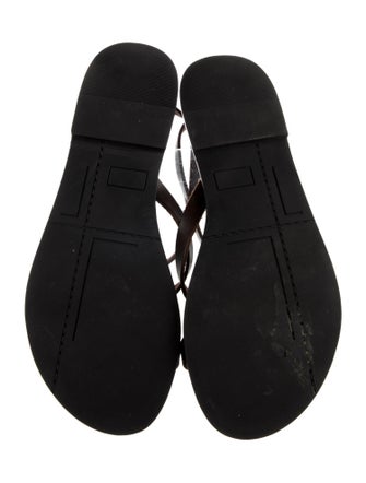 Ann Mashburn Leather Slingback Sandals