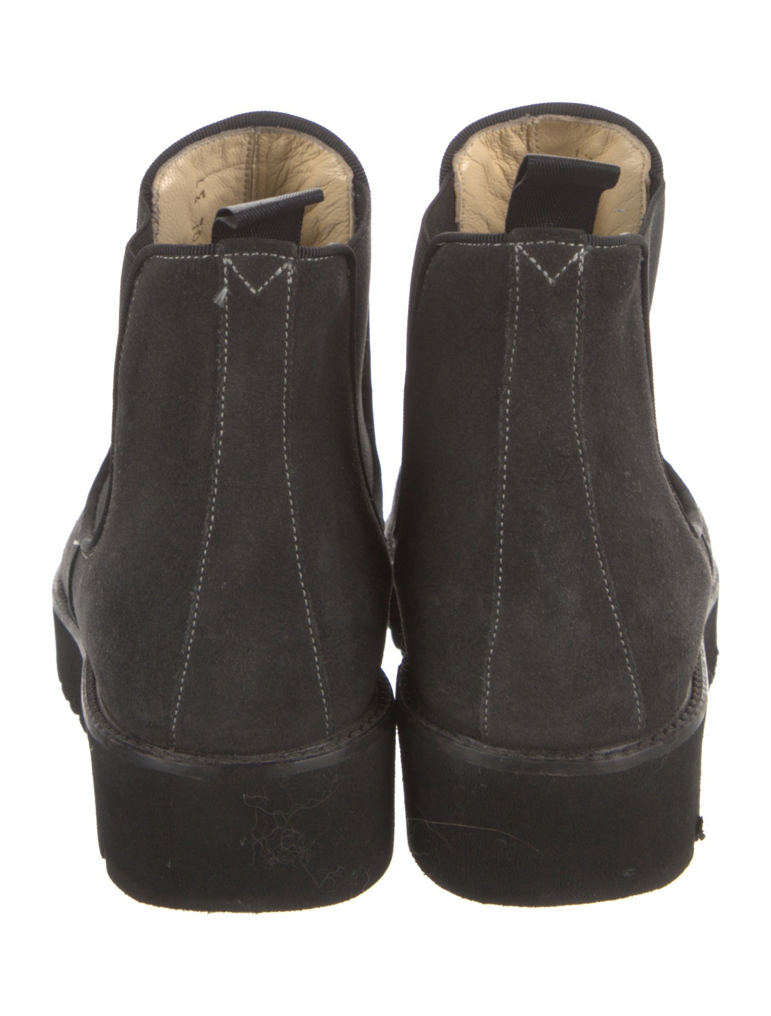 Ann Mashburn Suede Chelsea Boots