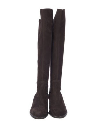 Ann Mashburn Suede Riding Boots