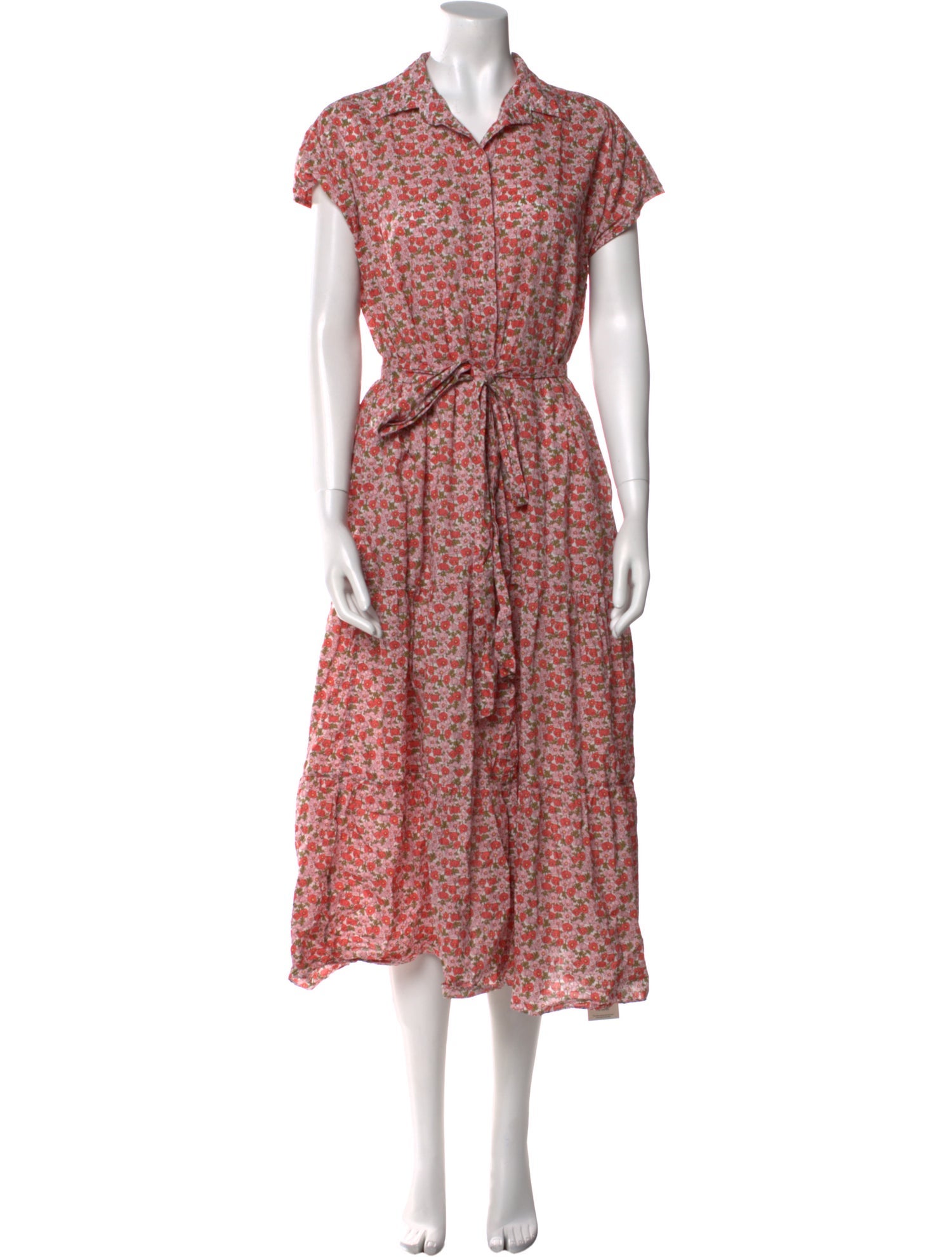 Ann Mashburn Floral Print Long Dress