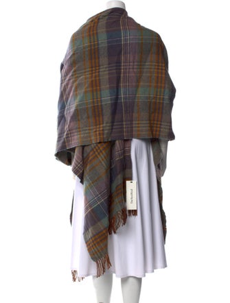 Ann Mashburn Lambswool Plaid Print Sweater