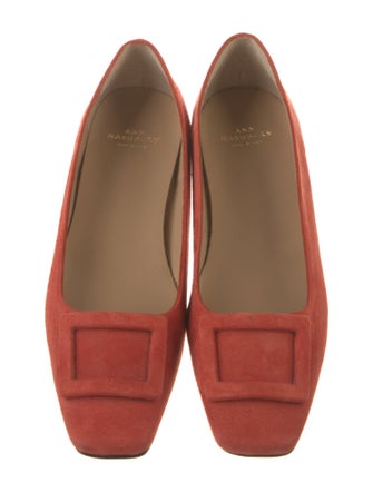 Ann Mashburn Suede Ballet Flats
