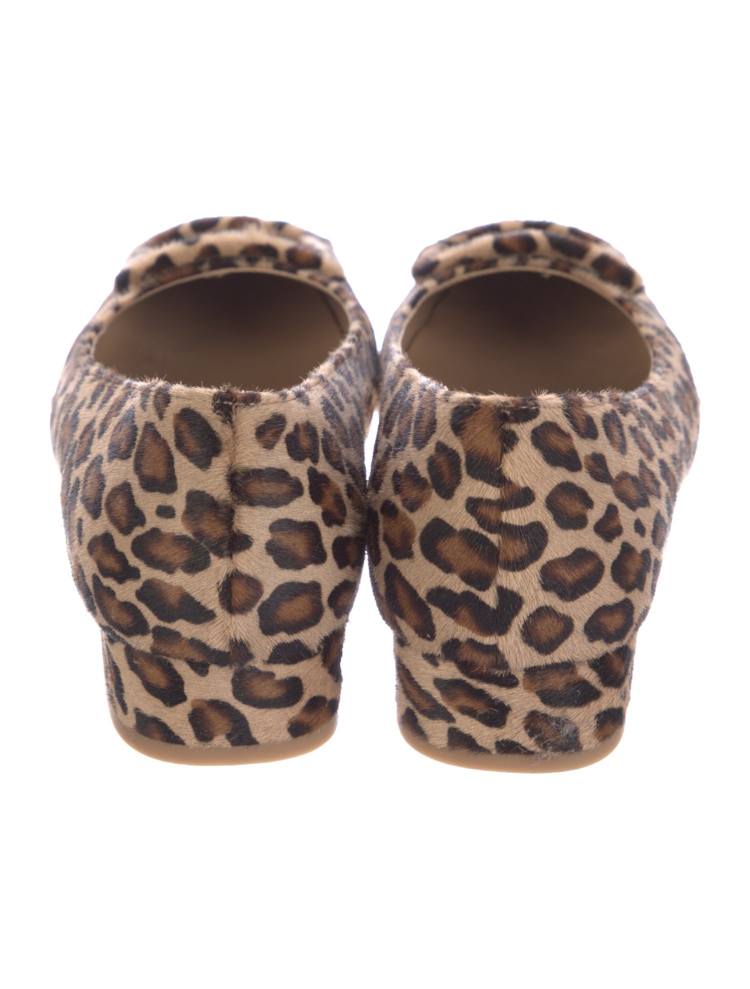 Ann Mashburn Ponyhair Animal Print Ballet Flats
