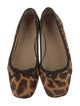 Ann Mashburn Ponyhair Animal Print Ballet Flats
