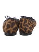 Ann Mashburn Ponyhair Animal Print Ballet Flats