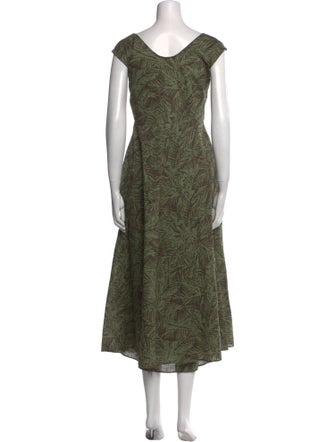 Ann Mashburn Printed Long Dress