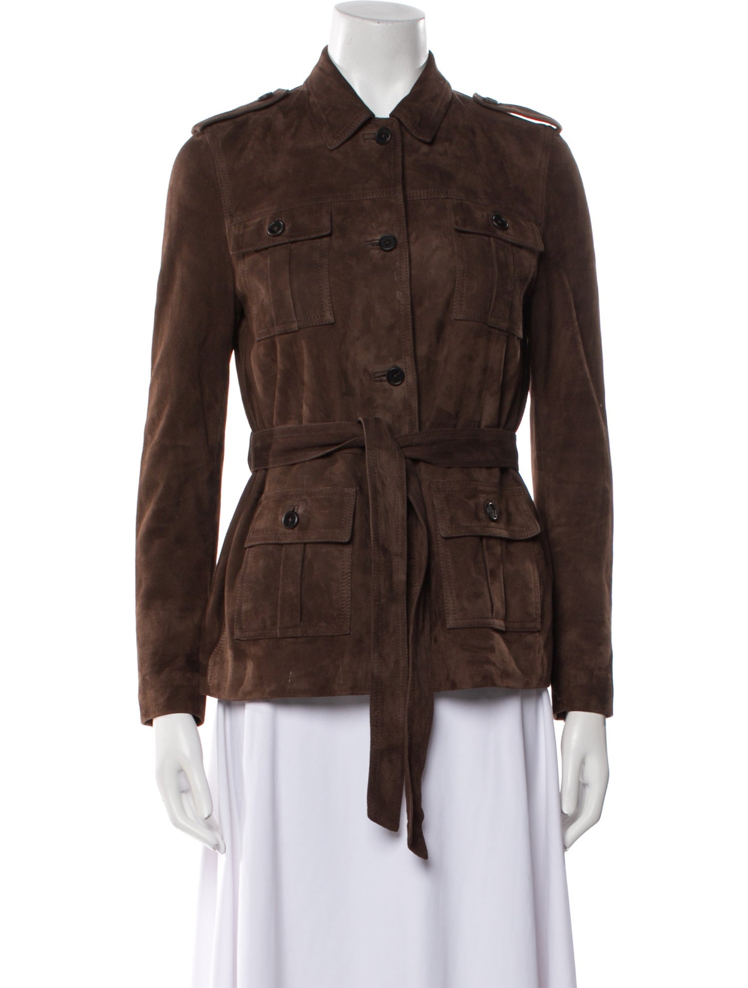 Ann Mashburn Suede Utility Jacket