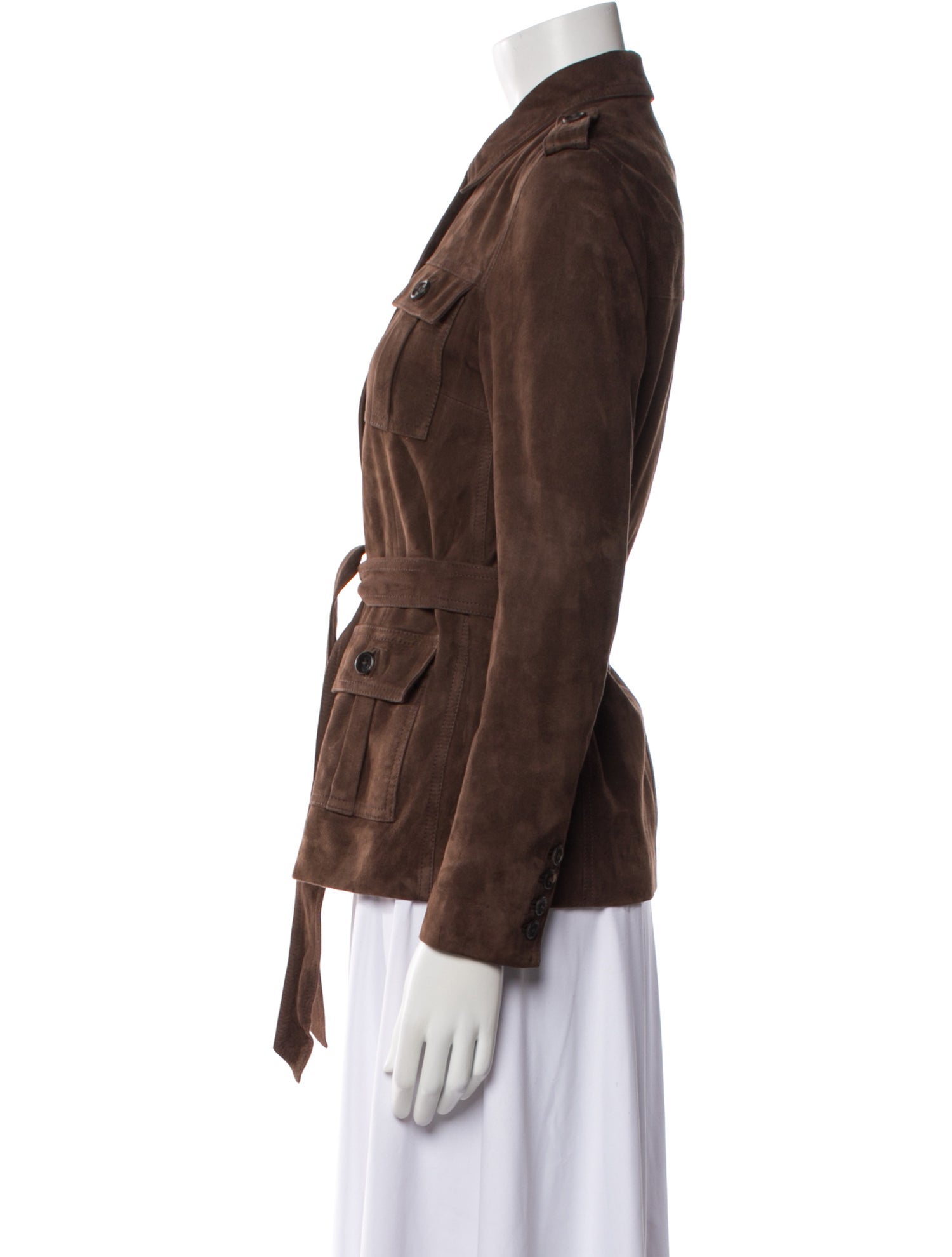 Ann Mashburn Suede Utility Jacket