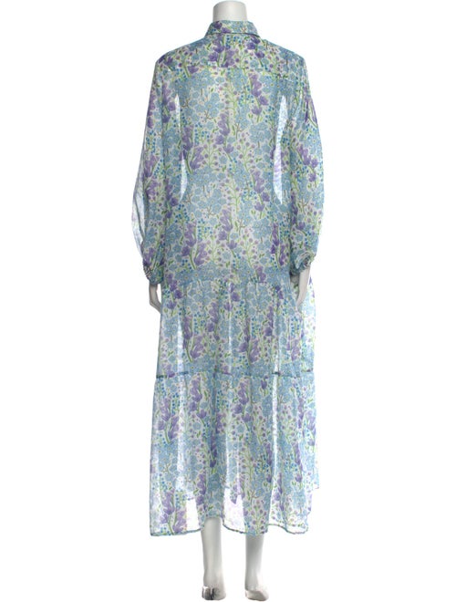 Ann Mashburn Floral Print Long Dress