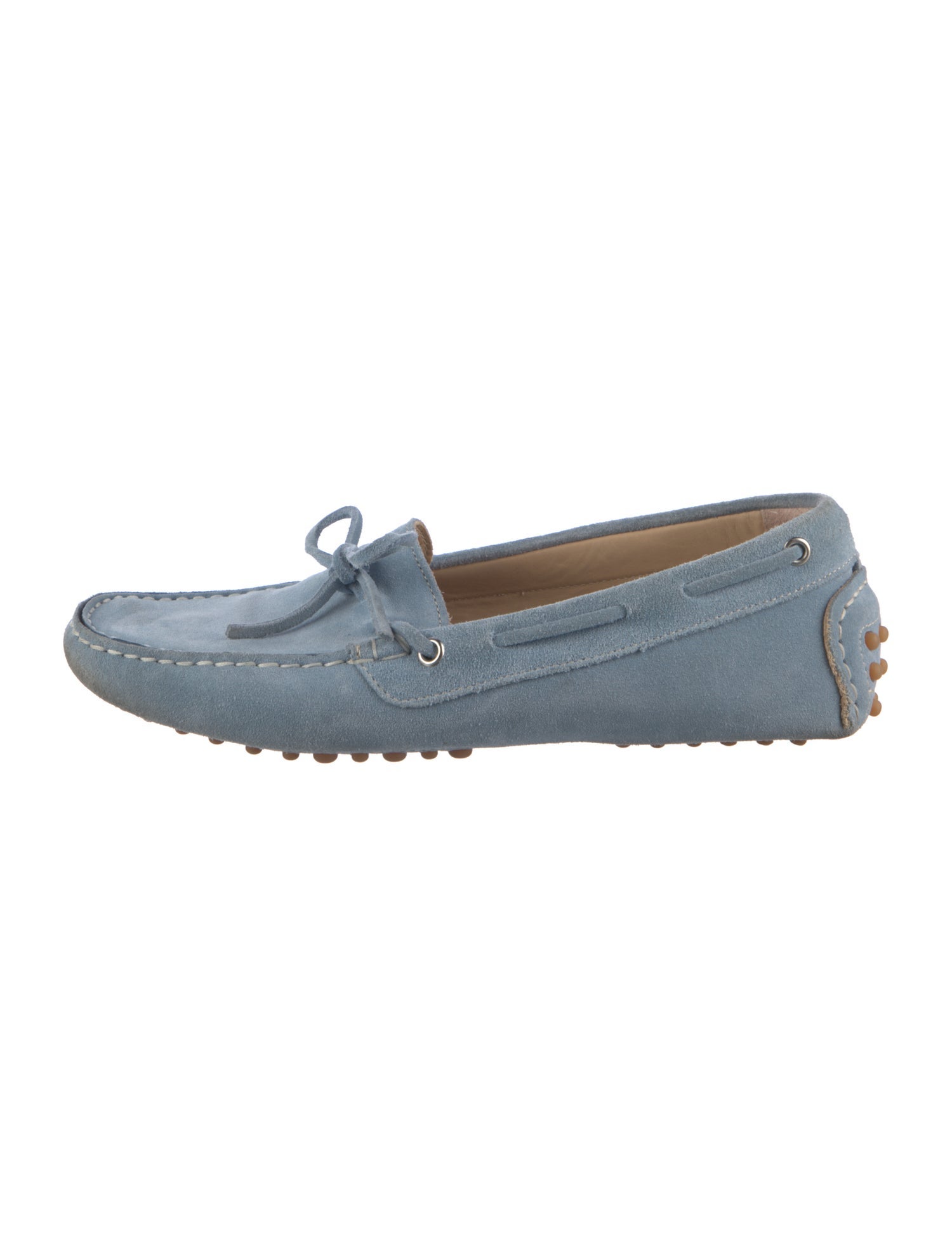 Ann Mashburn Suede Moccasins