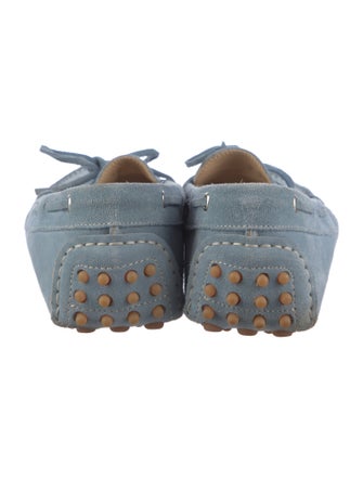 Ann Mashburn Suede Moccasins