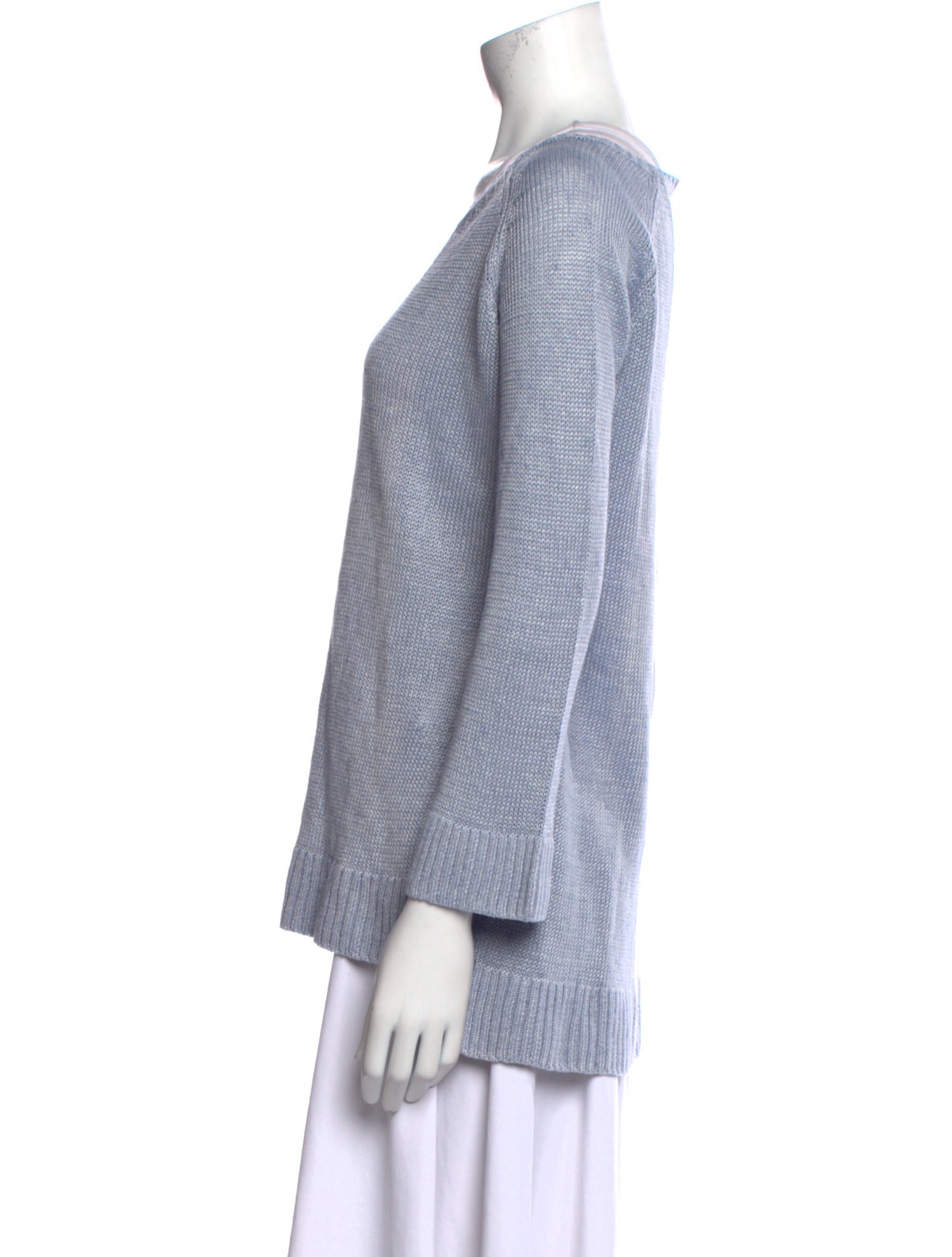 Ann Mashburn Linen V-Neck Sweater w/ Tags