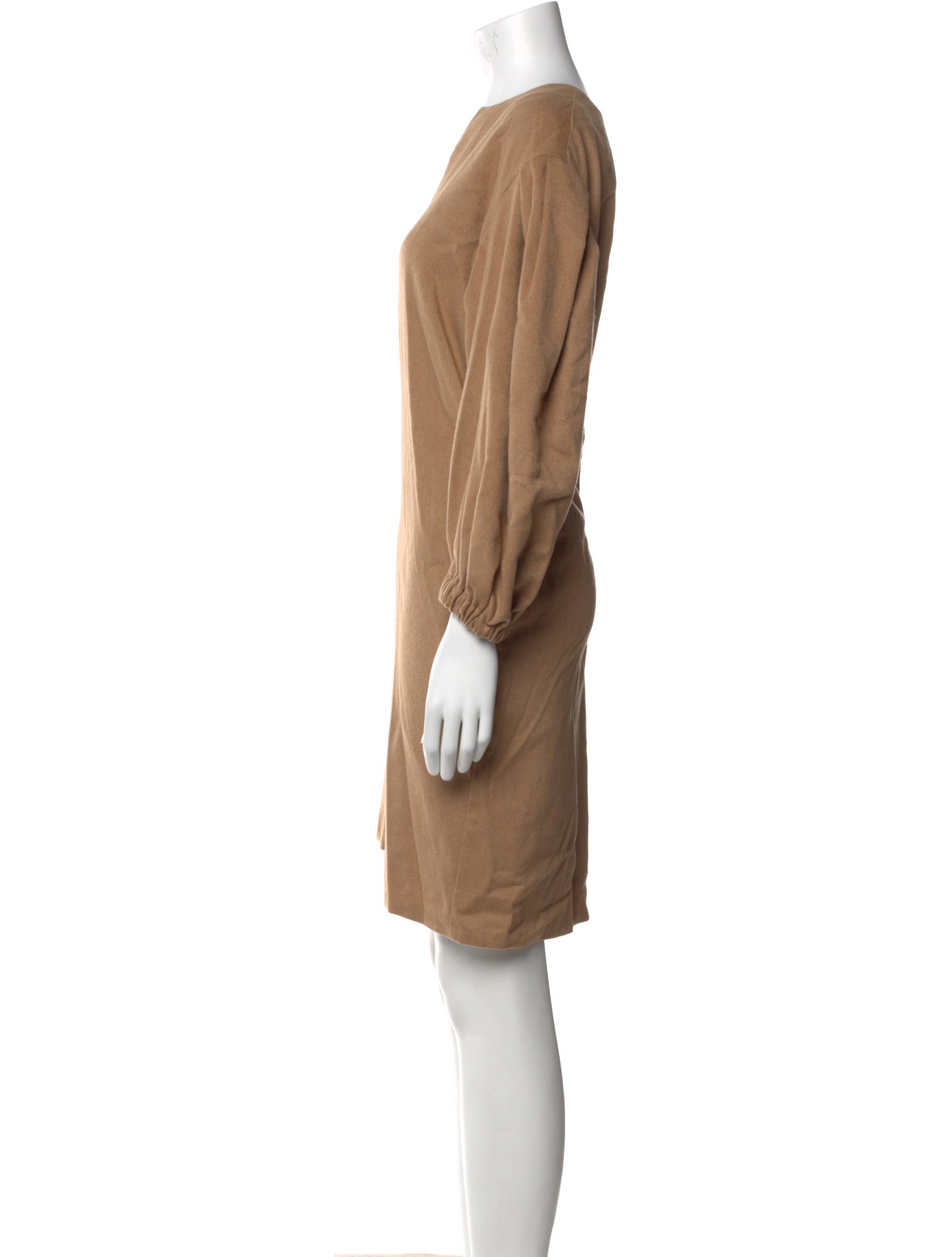 Ann Mashburn Camel Hair Midi Length Dress