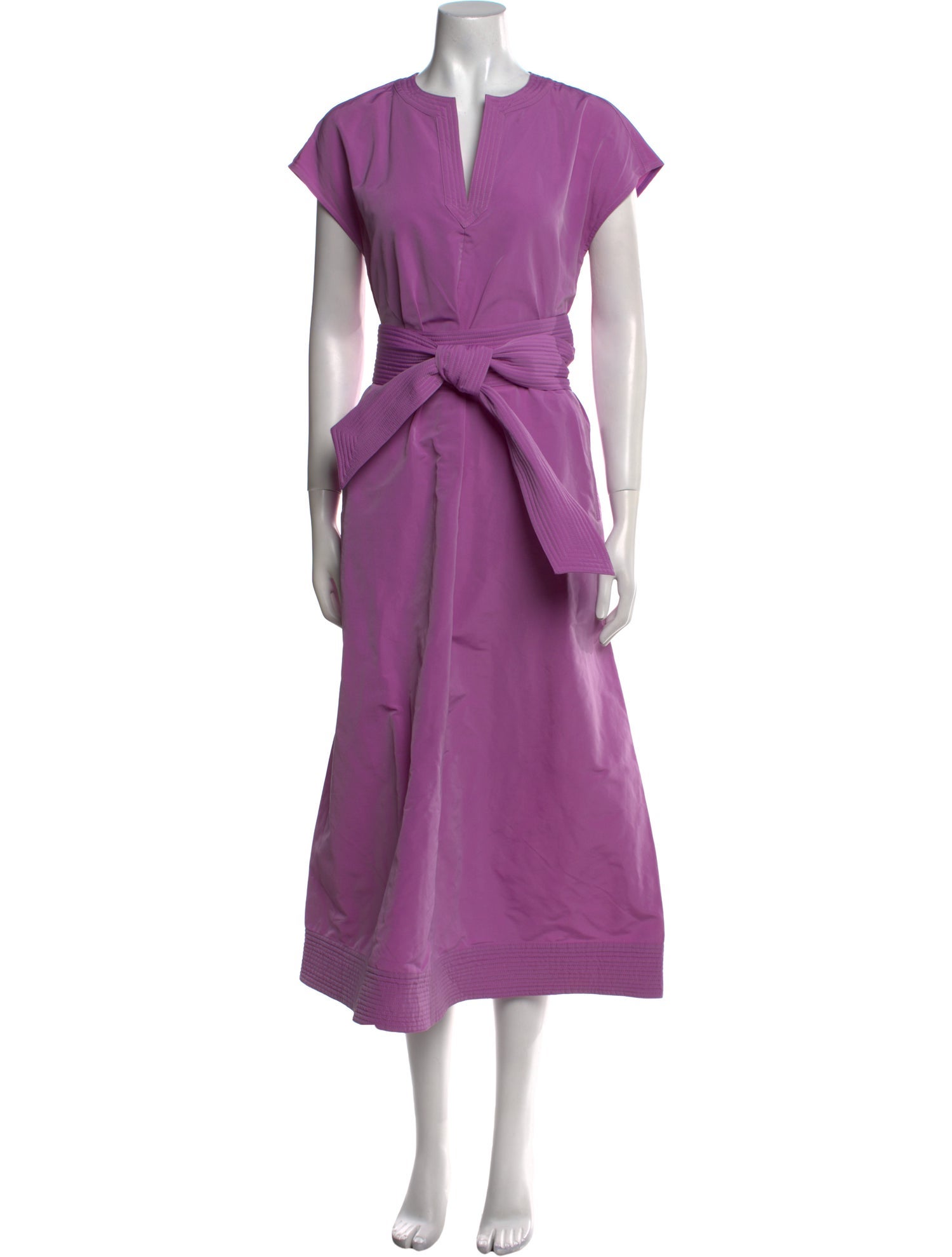 Ann Mashburn V-Neck Midi Length Dress