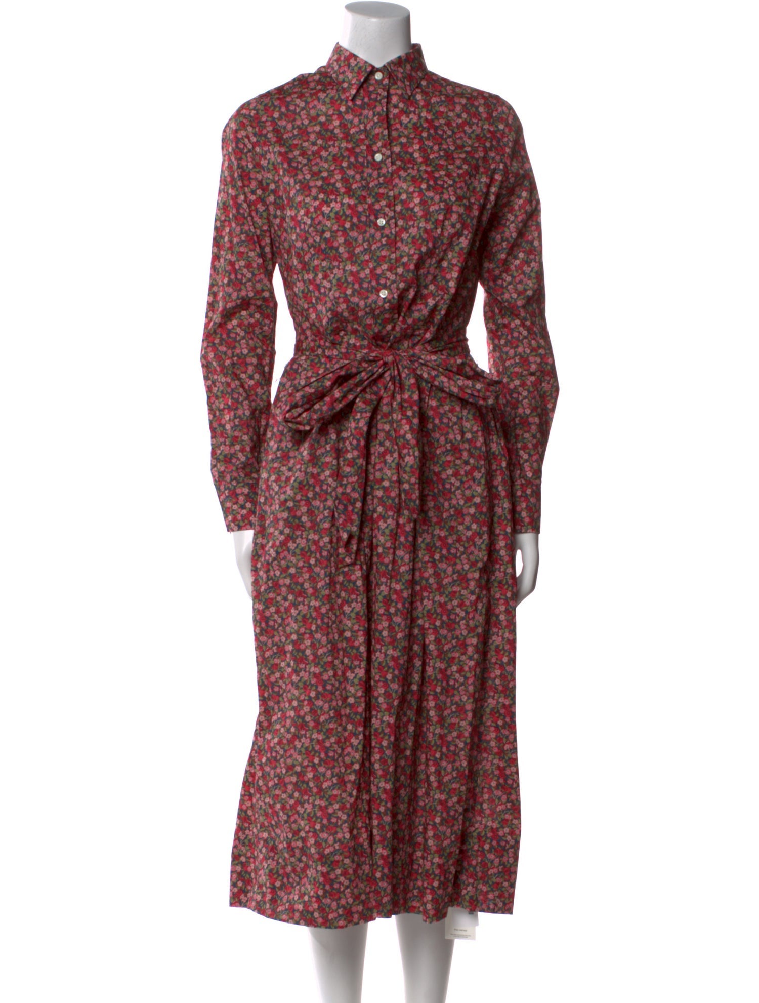 Ann Mashburn Floral Print Long Dress