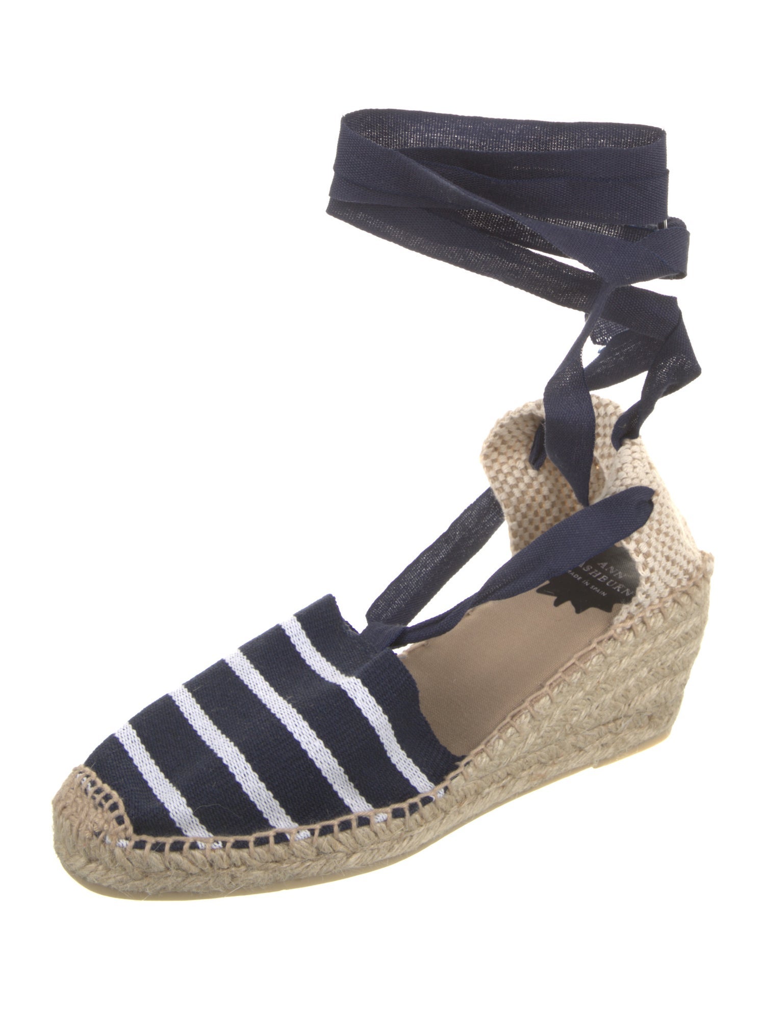 Ann Mashburn Striped Flats