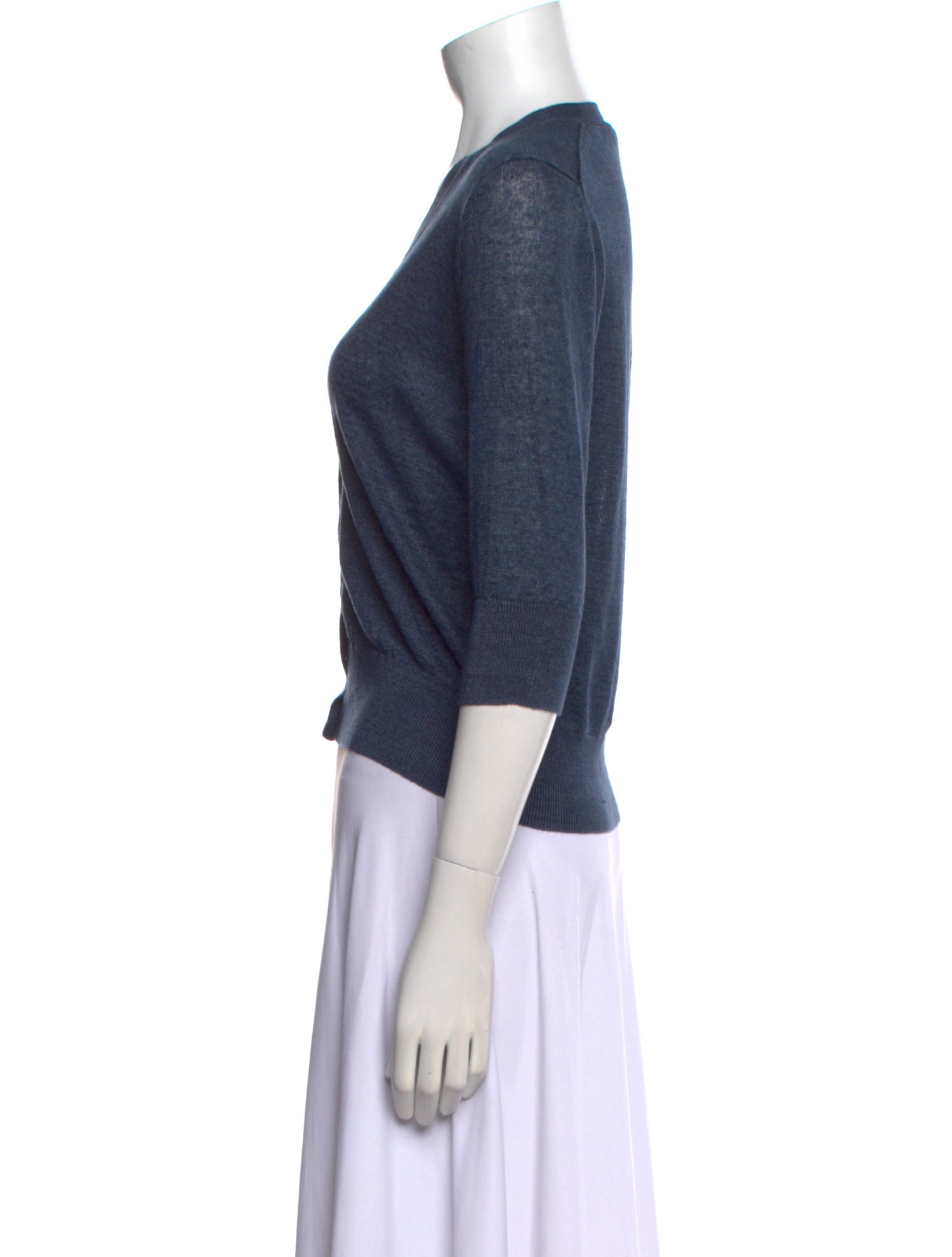 Ann Mashburn Linen V-Neck Sweater
