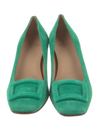 Ann Mashburn Suede Pumps
