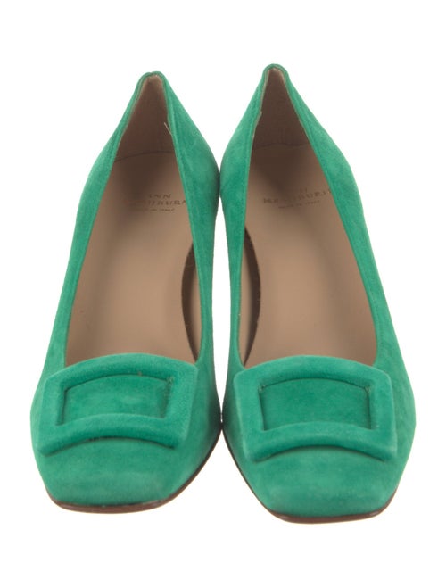 Ann Mashburn Suede Pumps