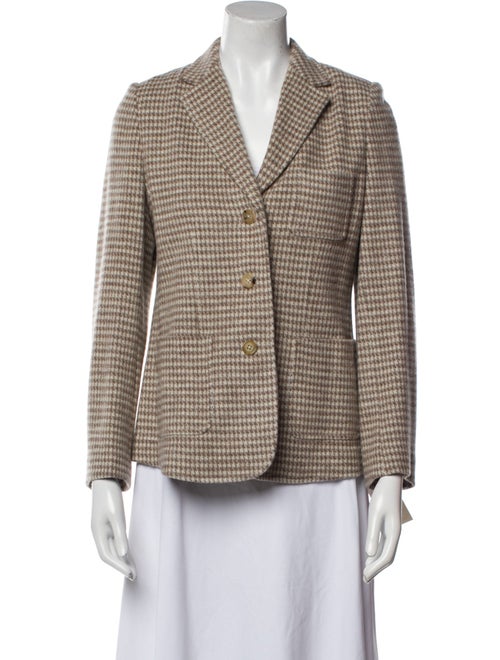 Ann Mashburn Plaid Print Blazer