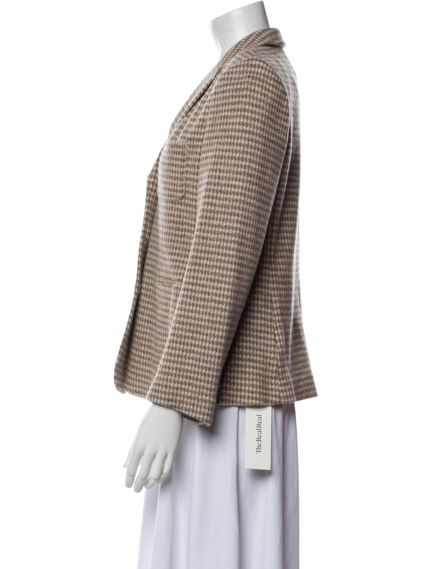 Ann Mashburn Plaid Print Blazer