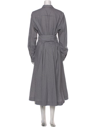 Ann Mashburn Plaid Print Long Dress
